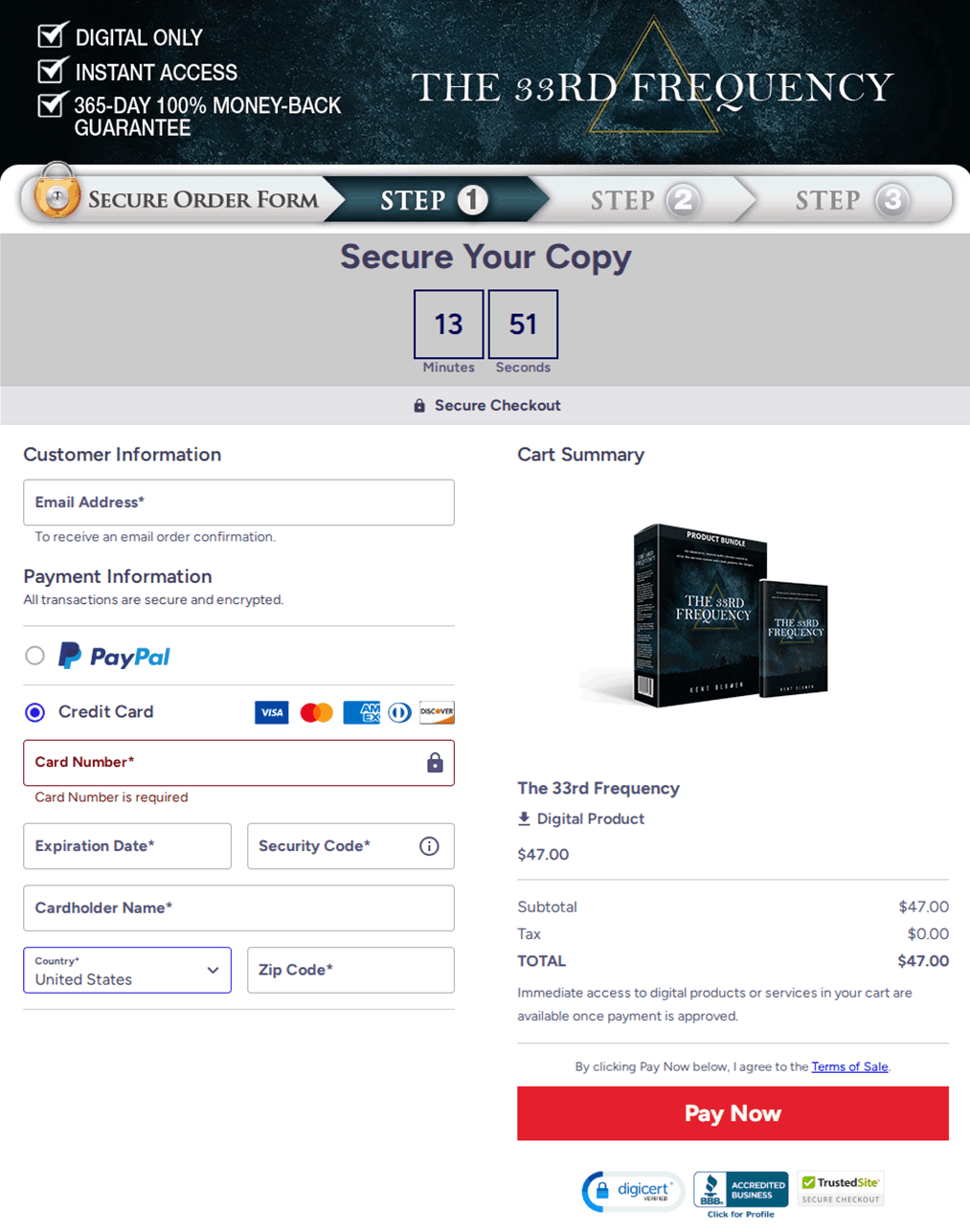 The 33rd Frequency Checkout